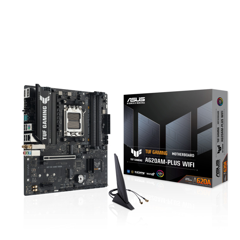 20250930125258_asus_tuf_gaming_a620am_plus_wifi_motherboard_micro_atx_me_amd_am5_socket_90mb1mz0_m0eay0 Asus TUF Gaming A620AM-PLUS WIFI - Image 1