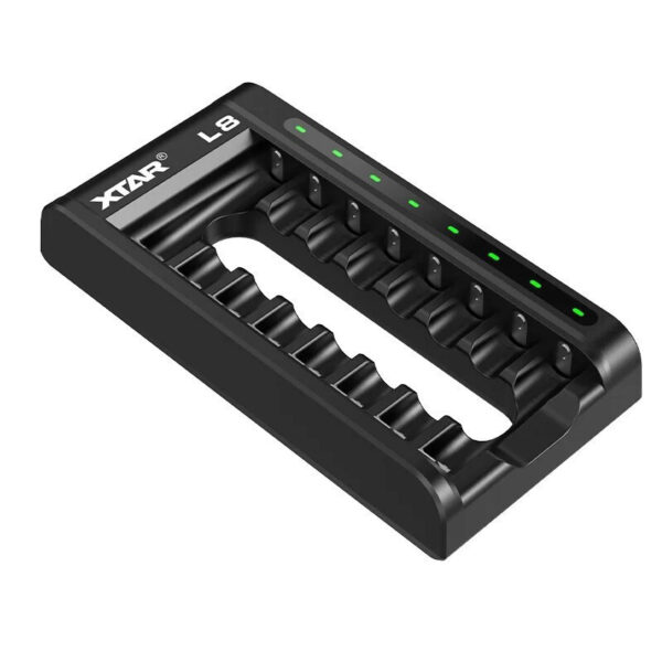 XTAR USB Φορτιστής 8 Μπαταριών Ni-MH Μεγέθους AA/AAA