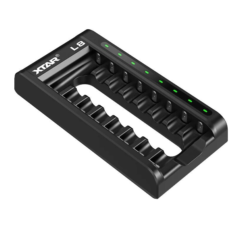 20250930151740_xtar_usb_fortistis_8_mpatarion_ni_mh_megethous_aa_aaa XTAR USB Φορτιστής 8 Μπαταριών Ni-MH Μεγέθους AA/AAA - Image 1