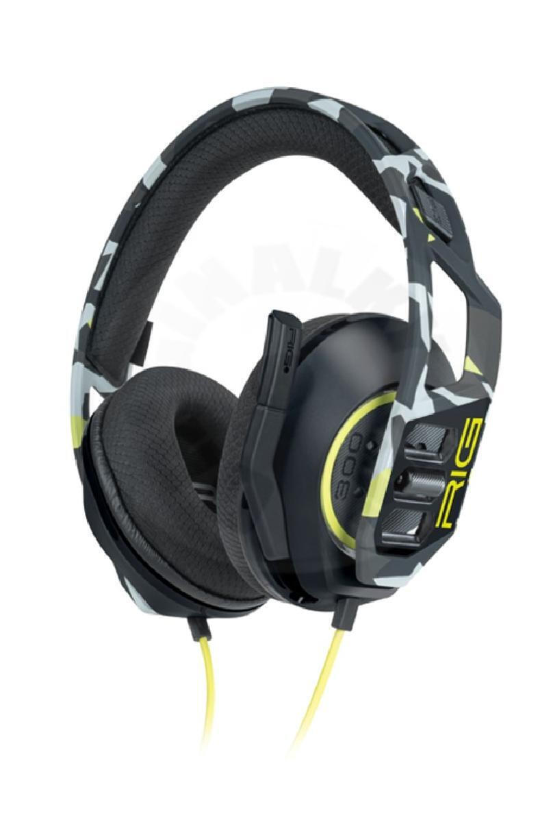 Nacon RIG 300 PRO HS Over Ear Acid Camo for Nintendo Switch / PC / PS4 / PS5 - Image 1