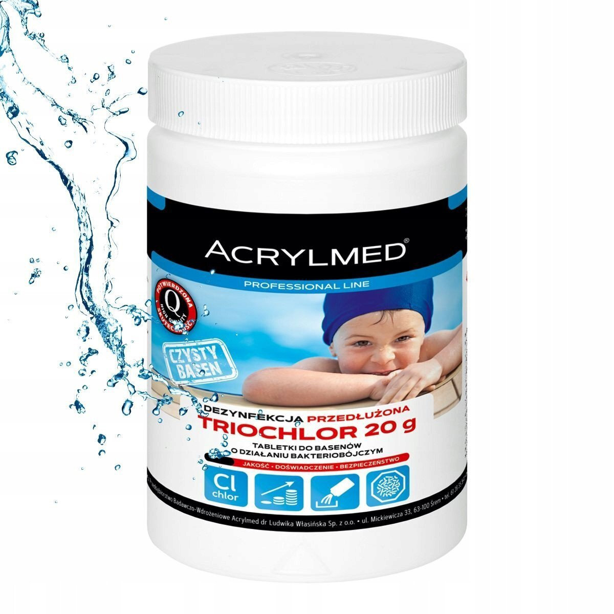 20251001144241_acrylmed_triochlor_slow_release_chlorine_tablets_200_g_tablet_1_kg Acrylmed Triochlor Slow-release Chlorine Tablets 200 G Tablet 1 Kg - Image 1