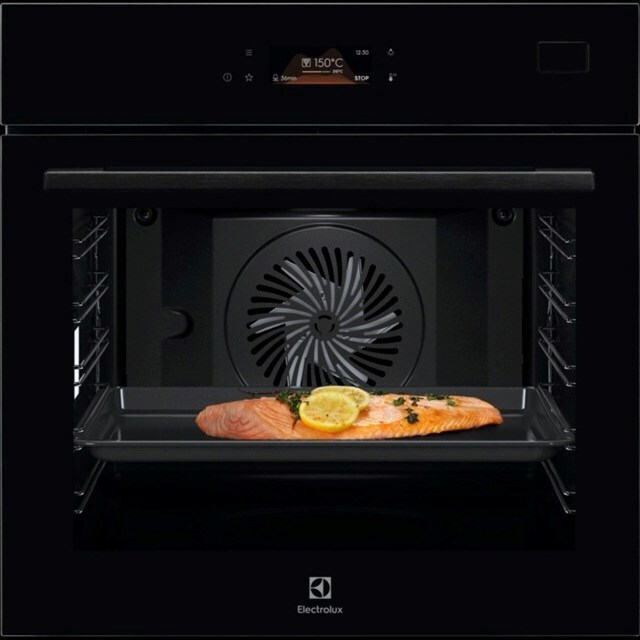 Electrolux Άνω Πάγκου Μαύρος LOB8S38Z
