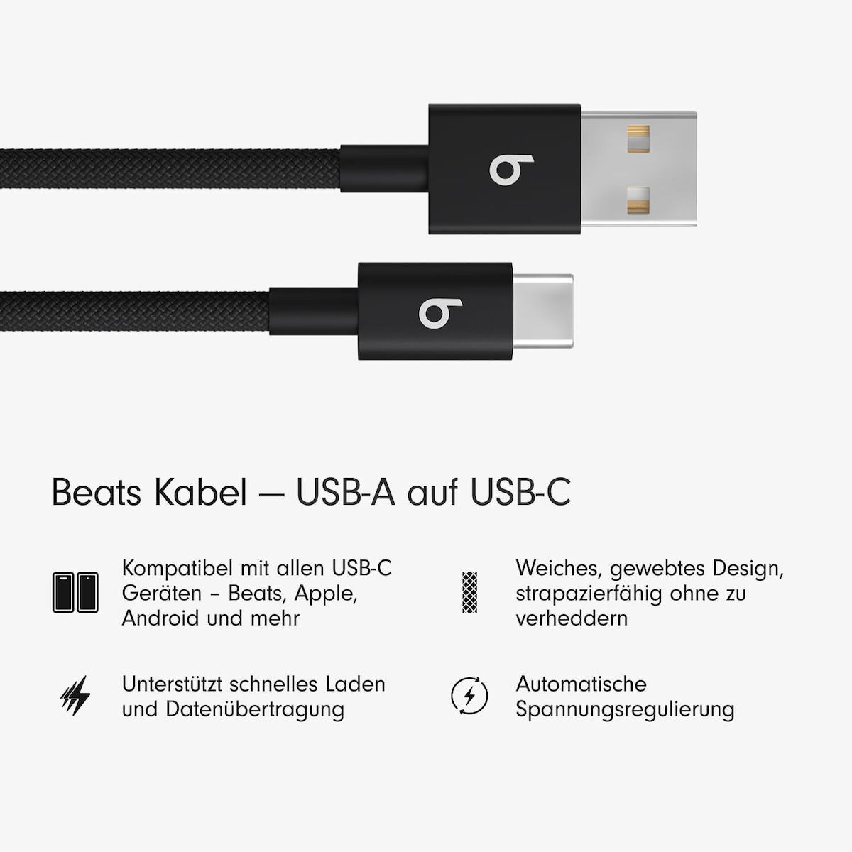 20251003120747_eead1dbf Beats USB 2.0 USB-C male - USB-A 1.5m (MDGG4ZM/A) - Image 2