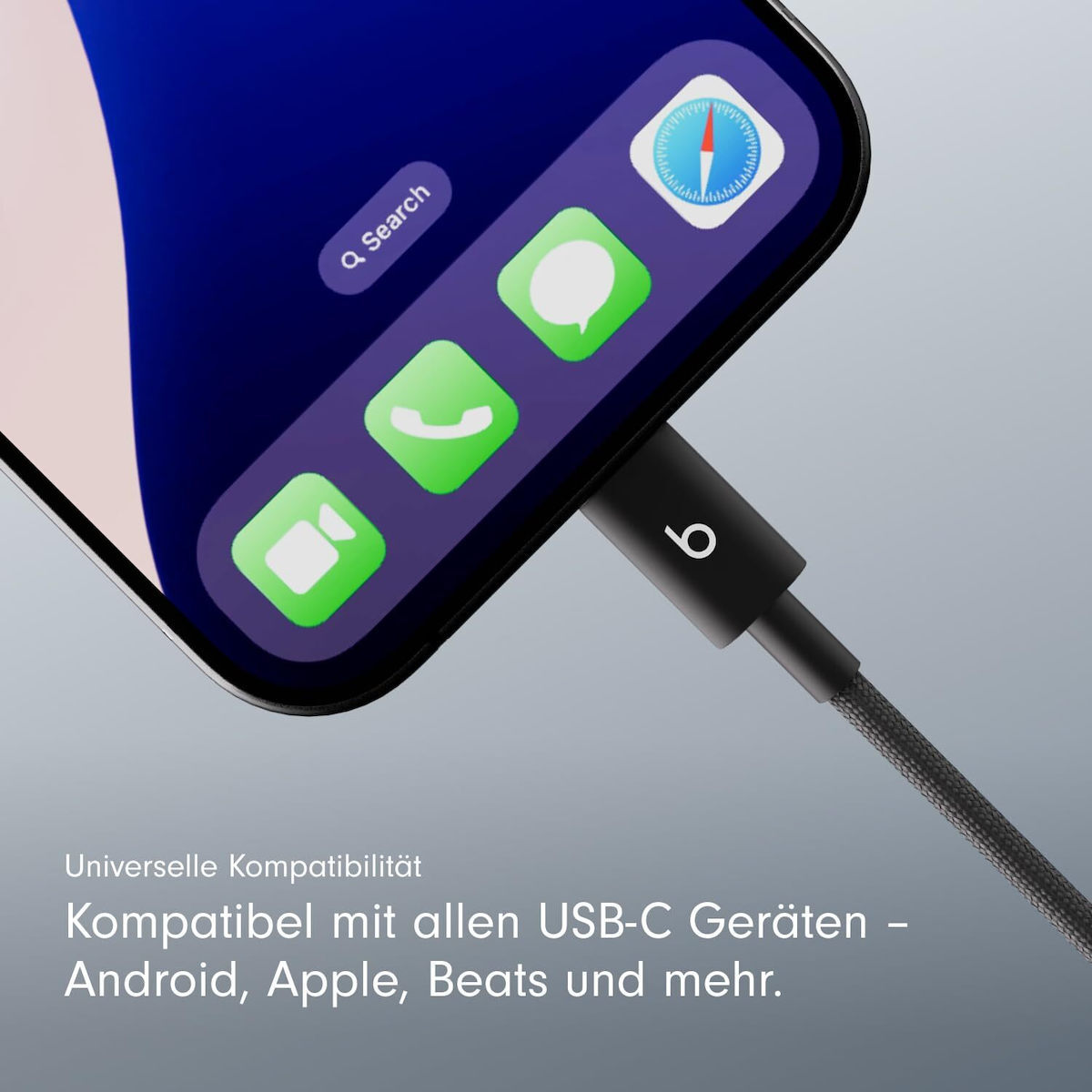 20251003120751_021b9505 Beats USB 2.0 USB-C male - USB-A 1.5m (MDGG4ZM/A) - Image 3