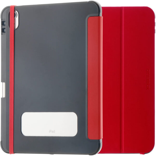Otterbox React Folio Case Ipad 10th Gen 2022 11th Gen 2025 A16 Shockproof Drop-resistant Ultra-thin Protective Case Military Standard Tested Red