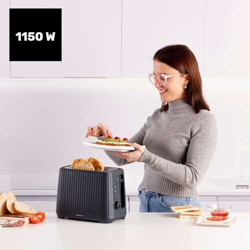 20251003135938_0df094bd Taurus Φρυγανιέρα 2 Θέσεων 1150W Μαύρη - Image 3