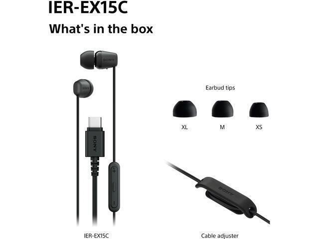 20251007123852_9e2c4d49 Sony Ier-ex15c In-ear Handsfree Ακουστικά με Βύσμα USB-C Μαύρο - Image 4