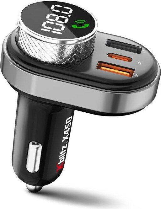 20251008112143_xblitz_fm_transmitter_aytokinitou_me_bluetooth_usb_type_c Xblitz FM Transmitter Αυτοκινήτου με Bluetooth / USB / Type-C - Image 1