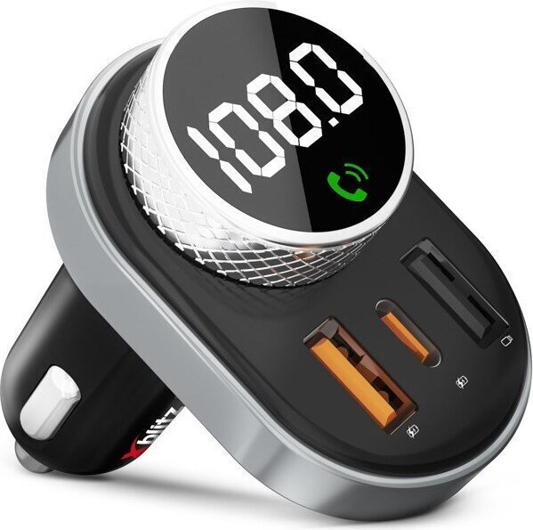 20251008112146_0b3851aa Xblitz FM Transmitter Αυτοκινήτου με Bluetooth / USB / Type-C - Image 2