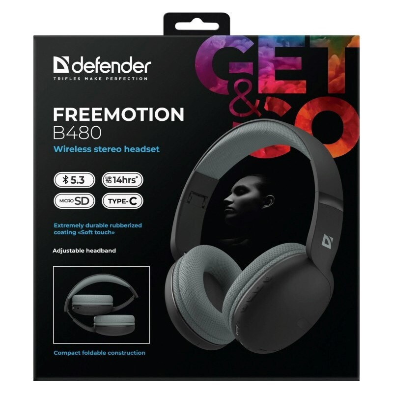 20251009124502_c1760778 Defender Freemotion B480 Bluetooth με 50 ώρες Λειτουργίας - Image 5