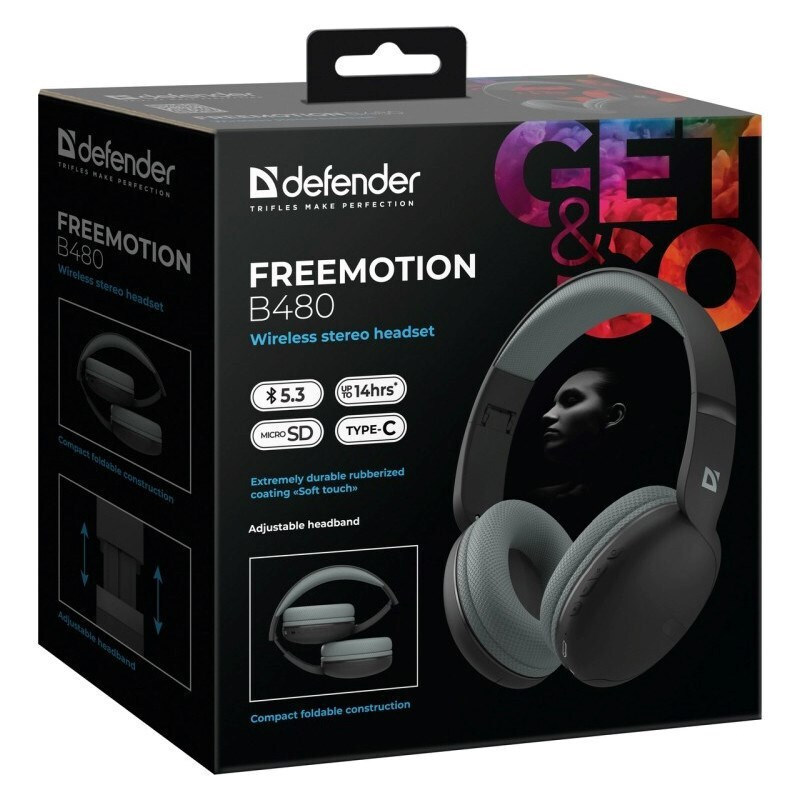 20251009124505_ef452298 Defender Freemotion B480 Bluetooth με 50 ώρες Λειτουργίας - Image 8