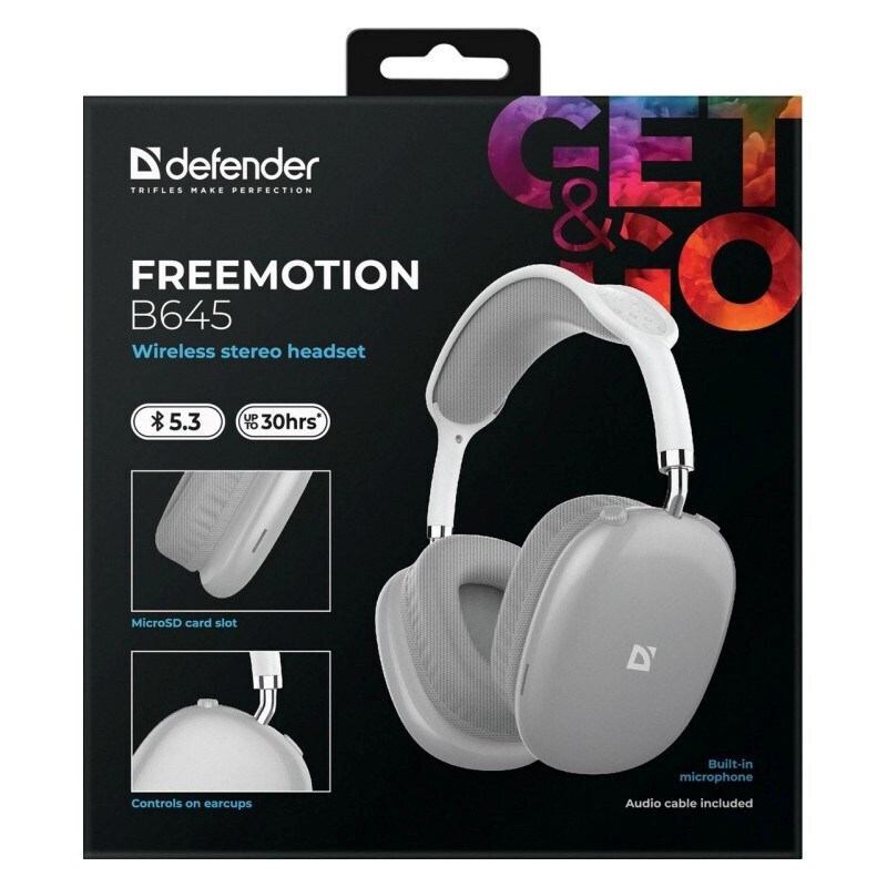 20251009124517_71c86996 Defender Freemotion B645 Bluetooth / 3.5mm με 30 ώρες Λειτουργίας - Image 4