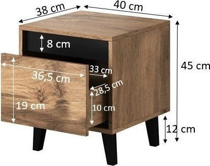 20251010104217_154a1df1 Κομοδίνα Ξύλινα Καφέ 2τμχ 40x38x45cm - Image 4