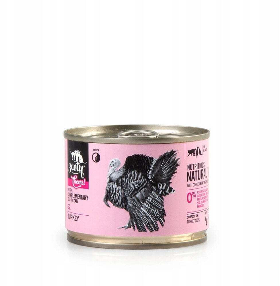 3coty Υγρή Τροφή για Γάτες με Γαλοπούλα 160gr