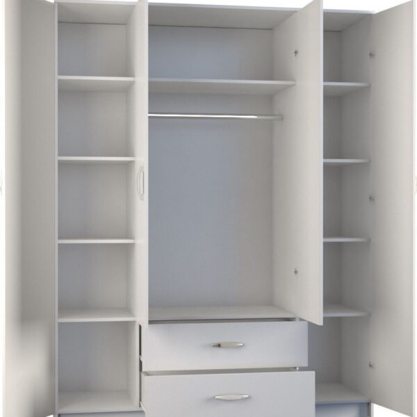 Τετράφυλλη Romana με Καθρέπτη 160x52x205cm Biel