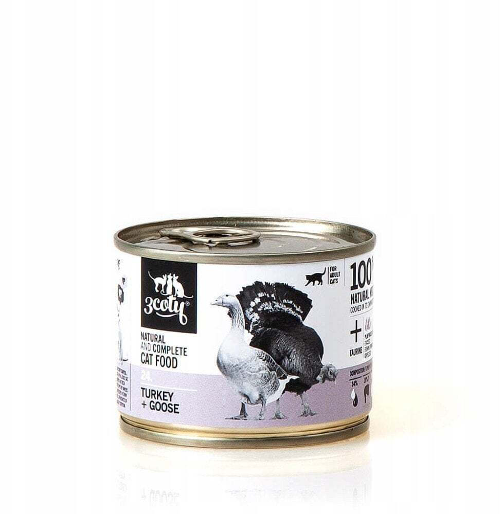 3coty Karma 3coty Turkey + Goose Complete Cat Wet Food 180t24tg 0.18 Kg