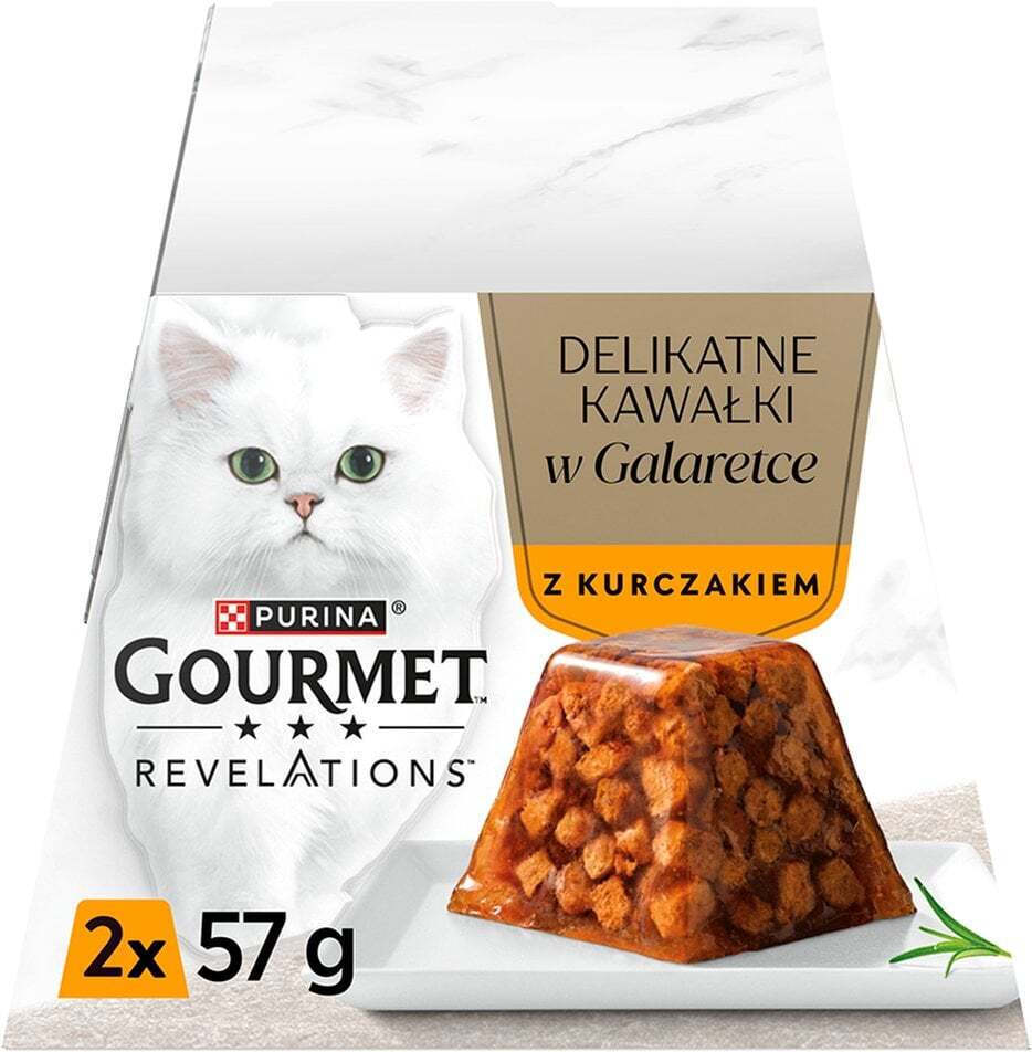 Purina Gourmet Revelations Chicken In Jelly 2x57g