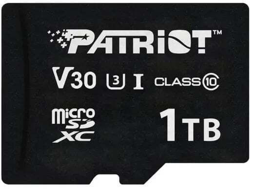 Patriot SDXC 1.0TB Class 10 U3 V30 A2 UHS-I