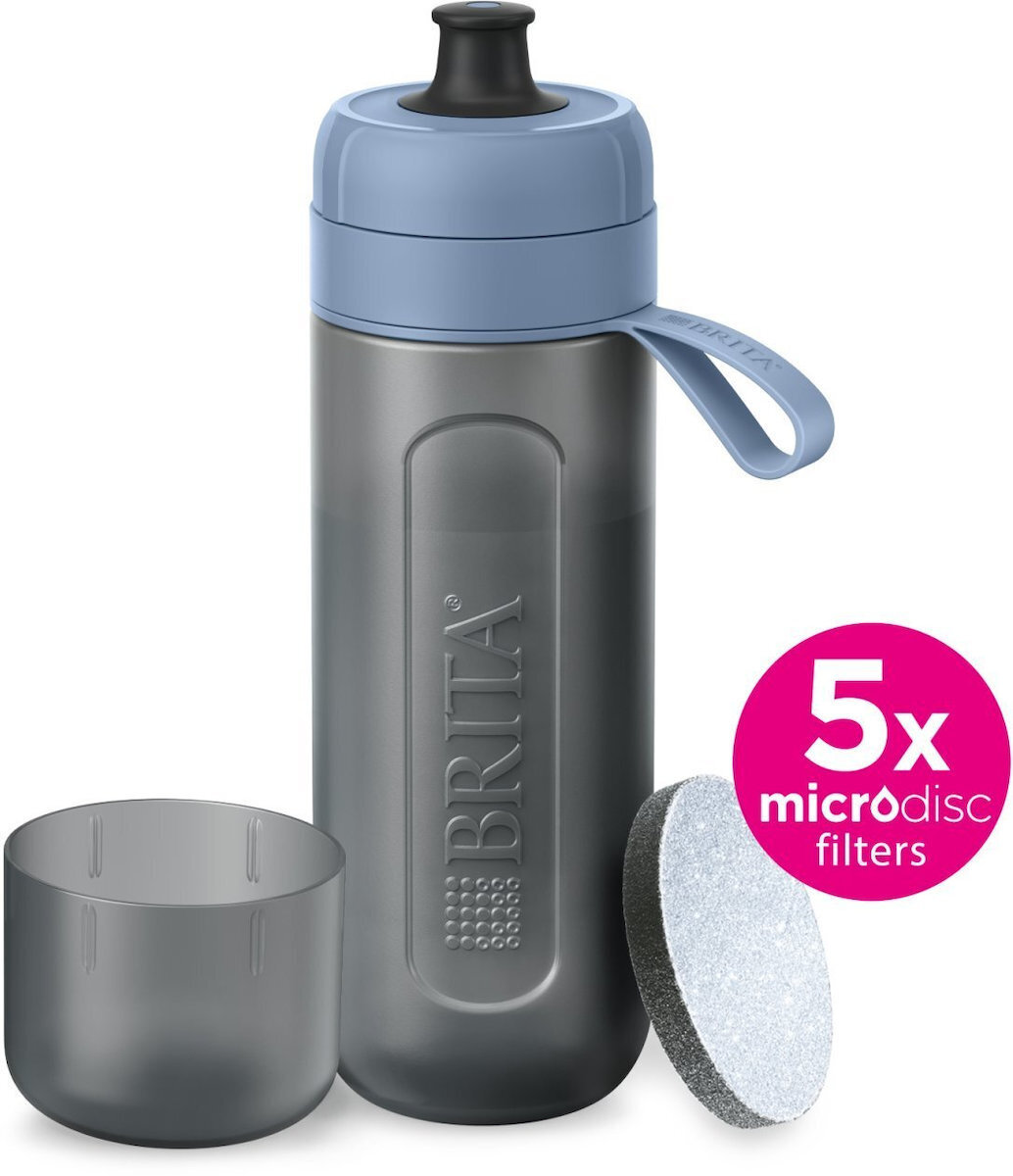 Brita Active Παγούρι με Φίλτρο 600ml Μπλε