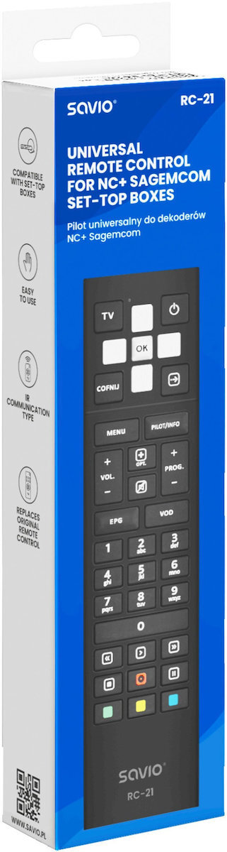 20251015101312_8f394b9f Savio Universal Τηλεχειριστήριο για Τηλεοράσεις 5901986049562 - Image 2