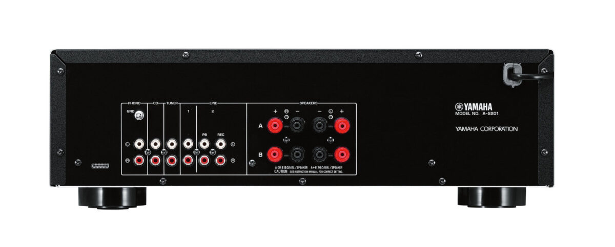Yamaha A-S201 Ολοκληρωμένος Ενισχυτής Hi-Fi Stereo 140W/4Ω 100W/8Ω Μαύρος - Image 2