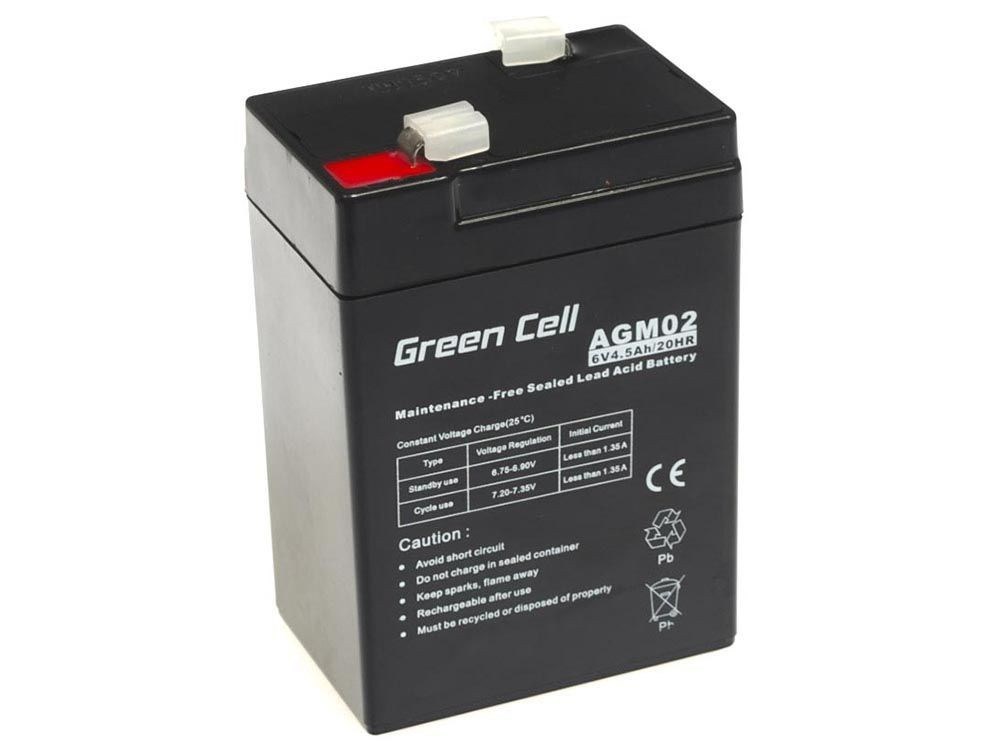 A4V1u0Q0m0c0b1A6n2e0B3c4H3l3b8u5 Green Cell με Χωρητικότητα 4.5Ah και Τάση 6V AGM02 1τμχ - Image 6