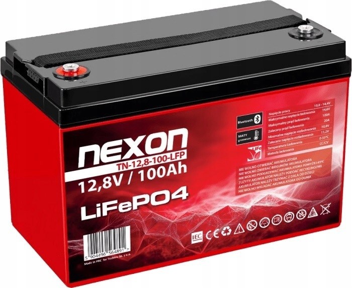 F8I9N8C5R0U0F177g5X7Y0U7E0N1y6O3 Nexon με Χωρητικότητα 100Ah και Τάση 12.8V 1τμχ - Image 2
