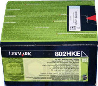 Lexmark 80C2HKE Γνήσιο Toner Laser Εκτυπωτή Μαύρο High Capacity 4000 Σελίδων