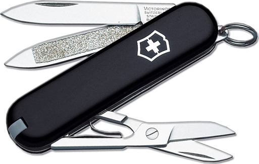 Victorinox Classic SD Ελβετικός Σουγιάς Μαύρος