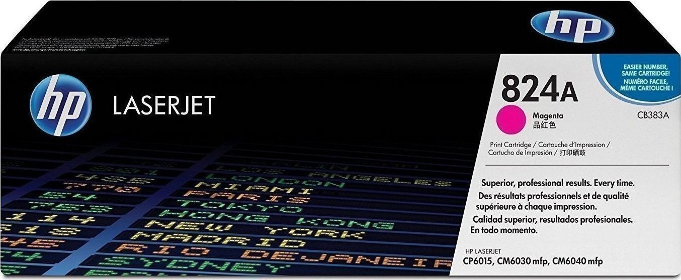 HP 824A Γνήσιο Toner Laser Εκτυπωτή Ματζέντα 21000 Σελίδων (CB383A)