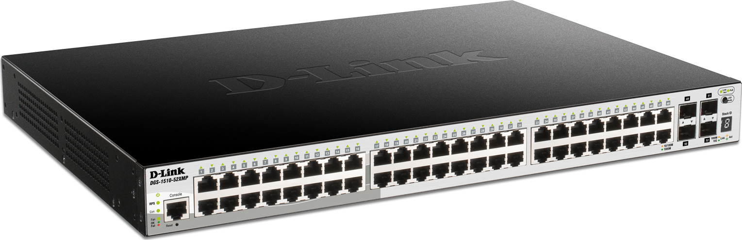 D-Link DGS-1510-52XMP Managed L2
