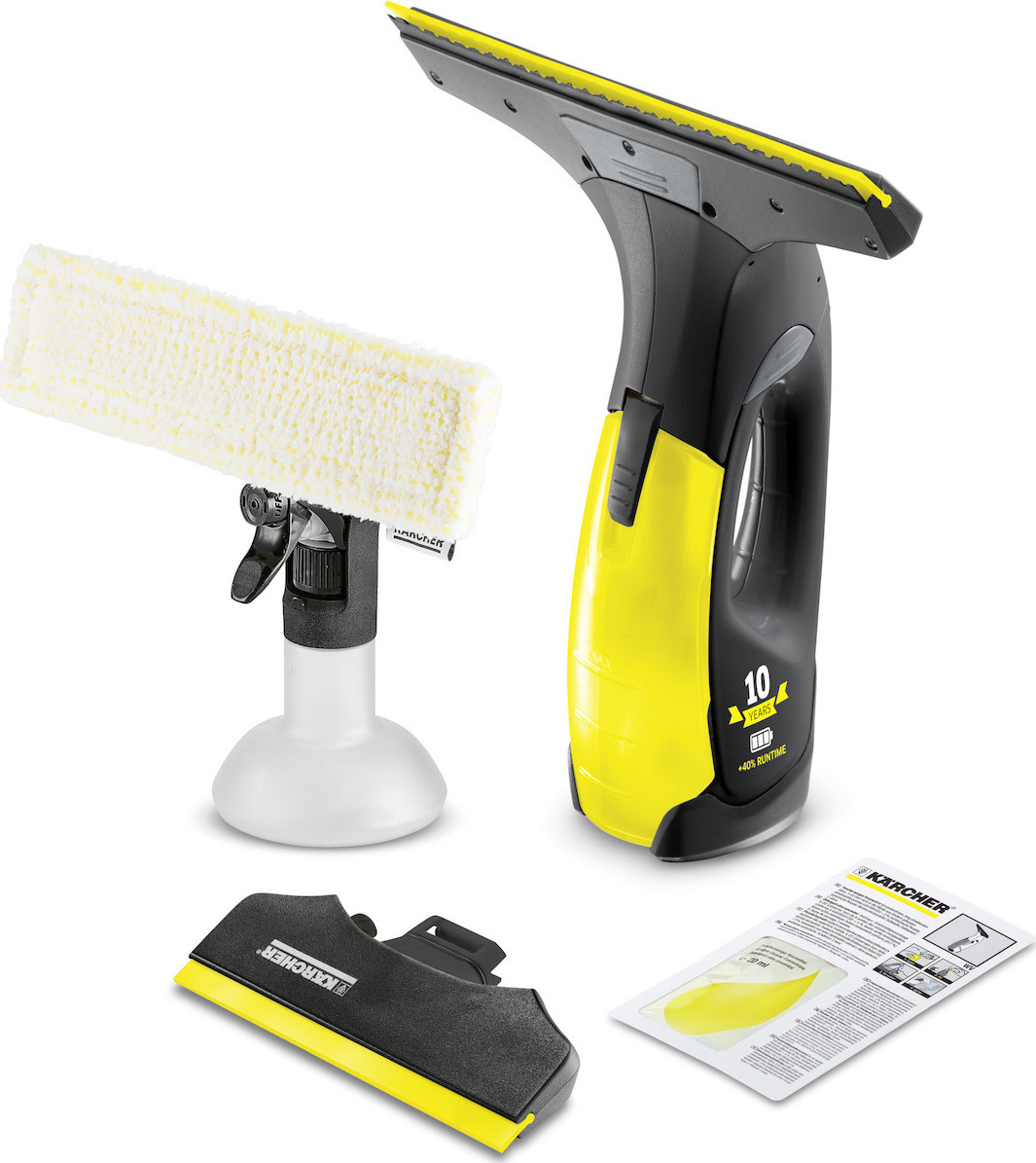 20180606122556_karcher_wv_2_premium_10_years_edition Karcher WV 2 Black Edition Καθαριστής Τζαμιών Χειρός Μπαταρίας Μαύρος - Image 1