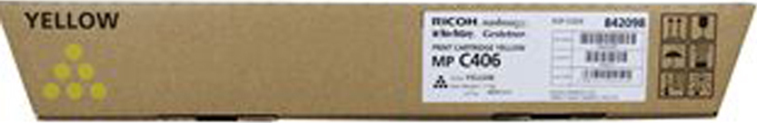 Ricoh 842098 Γνήσιο Toner Laser Εκτυπωτή Κίτρινο 6000 Σελίδων