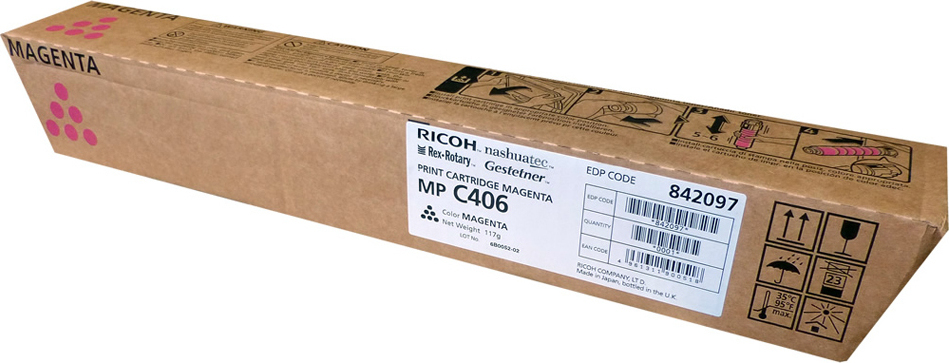 Ricoh 842097 Γνήσιο Toner Laser Εκτυπωτή Ματζέντα 6000 Σελίδων