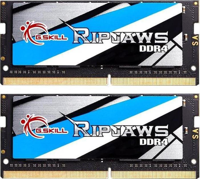 G.Skill Ripjaws DDR4 32GB RAM με 2x16GB Modules και Ταχύτητα 2666 για Laptop F4-2666C19D-32GRS