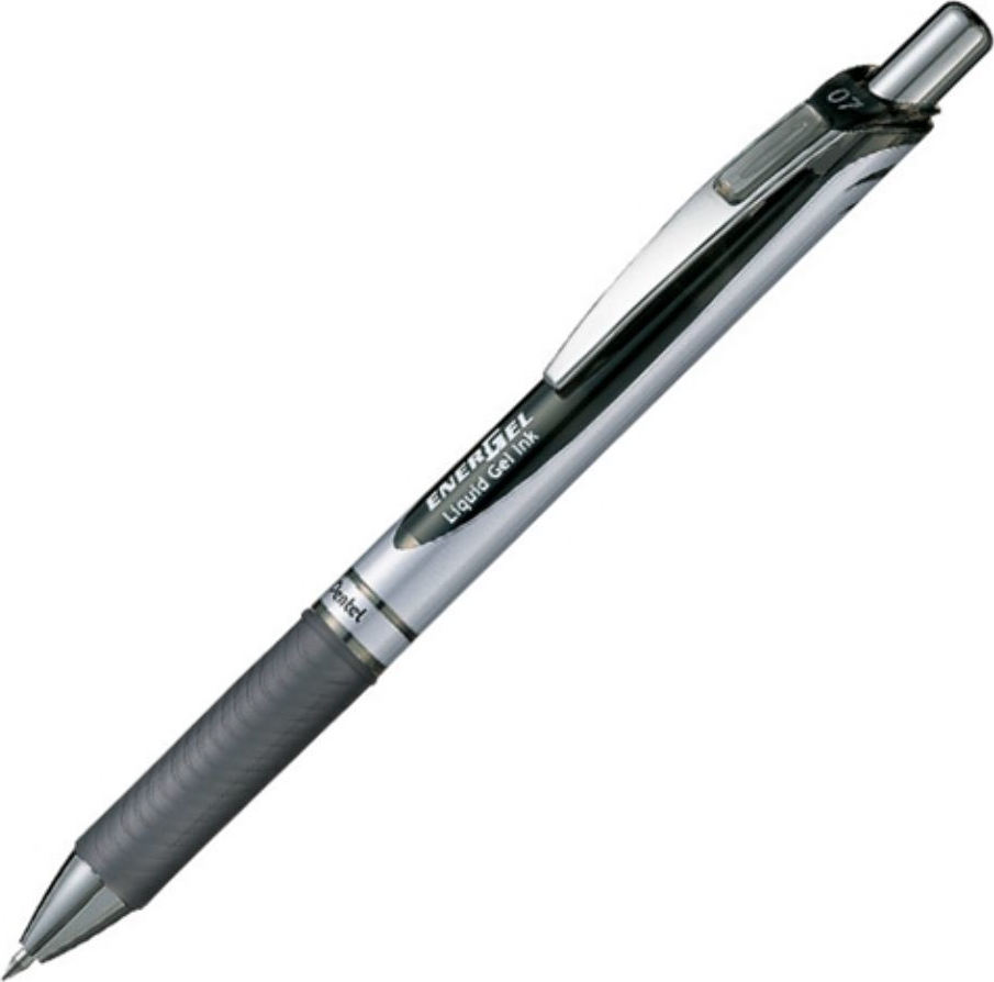 Pentel Energel Στυλό Μαύρο με Μαύρο Μελάνι BL77-A
