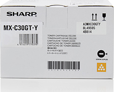 Sharp MX-C30GTY Γνήσιο Toner Laser Εκτυπωτή Κίτρινο 6000 Σελίδων