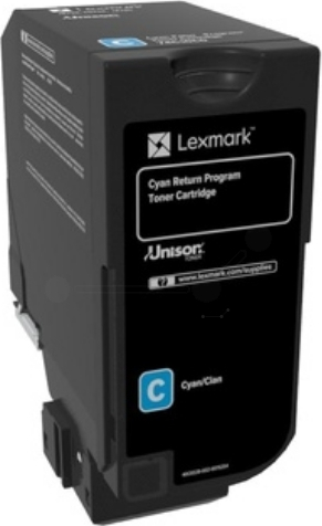Lexmark 84C2HCE Γνήσιο Toner Laser Εκτυπωτή Κυανό Return Program 16000 Σελίδων