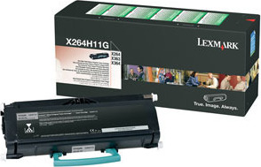 Lexmark X264H11 Γνήσιο Toner Laser Εκτυπωτή Μαύρο 9000 Σελίδων