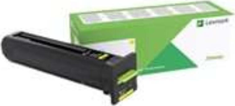 Lexmark 72K2XYE Γνήσιο Toner Laser Εκτυπωτή Κίτρινο 22000 Σελίδων 72K2XYE