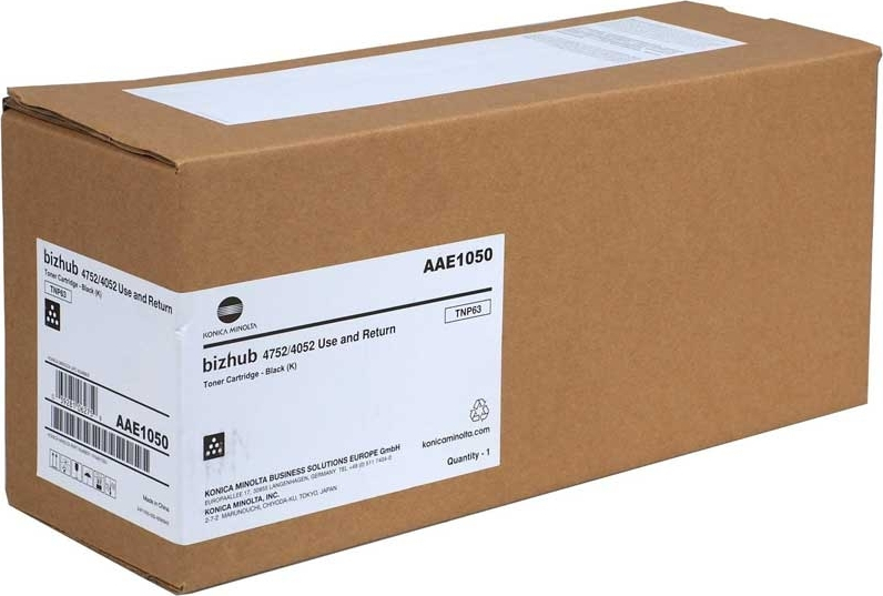 Konica Minolta TN-P63 Γνήσιο Toner Laser Εκτυπωτή Μαύρο 25000 Σελίδων (AAE1050)
