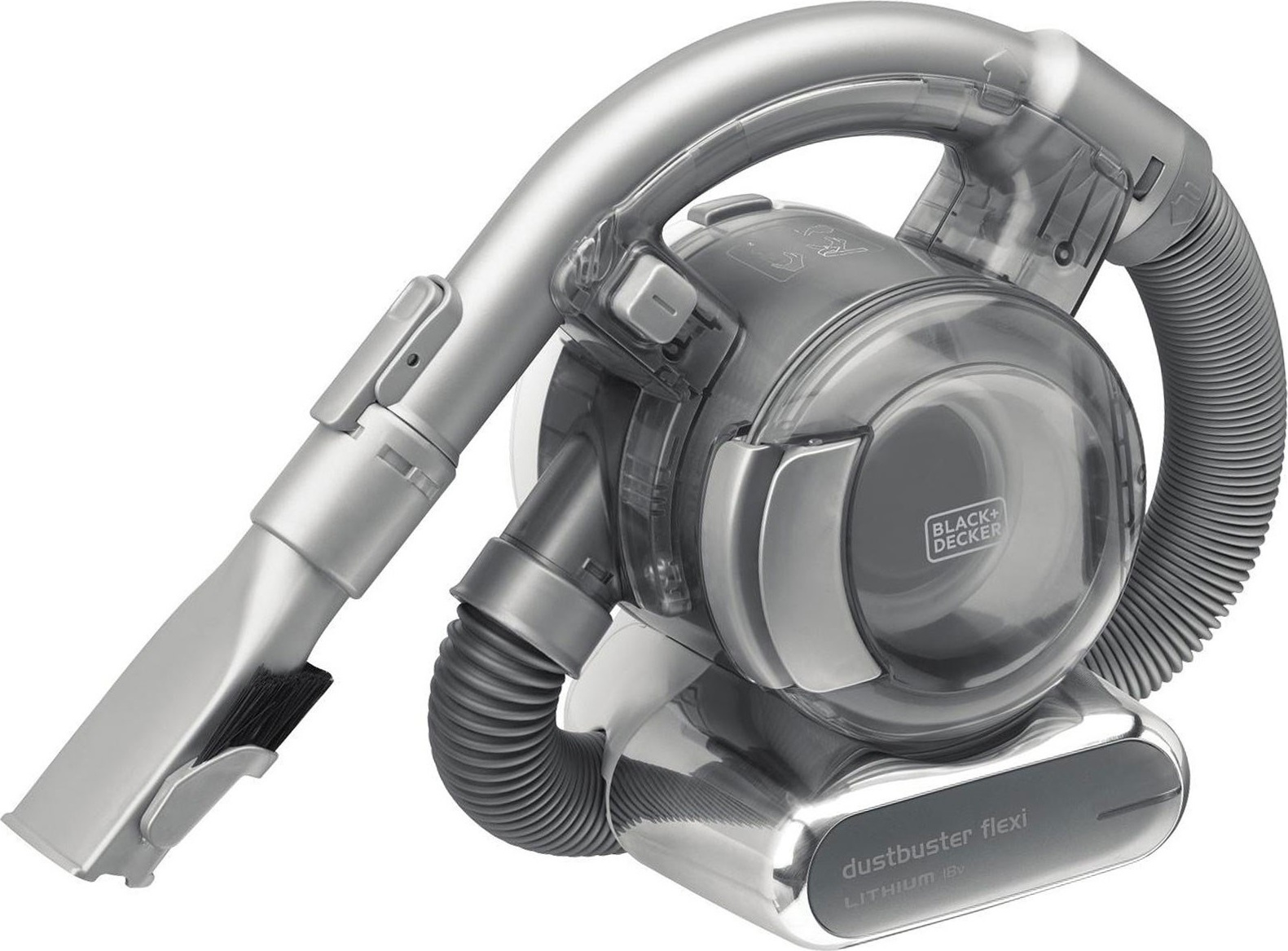 Black & Decker PD1820L Επαναφορτιζόμενο Σκουπάκι Χειρός 18V Ασημί