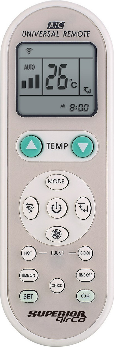 20200304142052_superior_airco_1000 Superior Electronics Airco 1000 Universal Τηλεχειριστήριο για Κλιματιστικό - Image 1