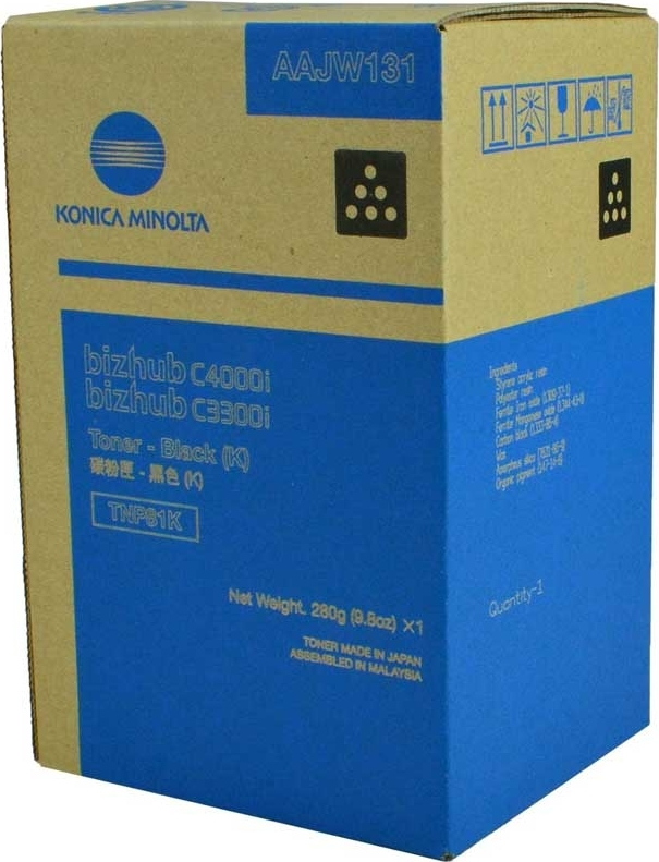 Konica Minolta TNP81K Γνήσιο Toner Laser Εκτυπωτή Μαύρο 13000 Σελίδων (AAJW151)