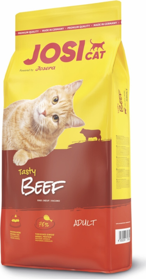 Josera Josicat Tasty Beef Ξηρά Τροφή για Ενήλικες Στειρωμένες Γάτες με Βοδινό 18kg
