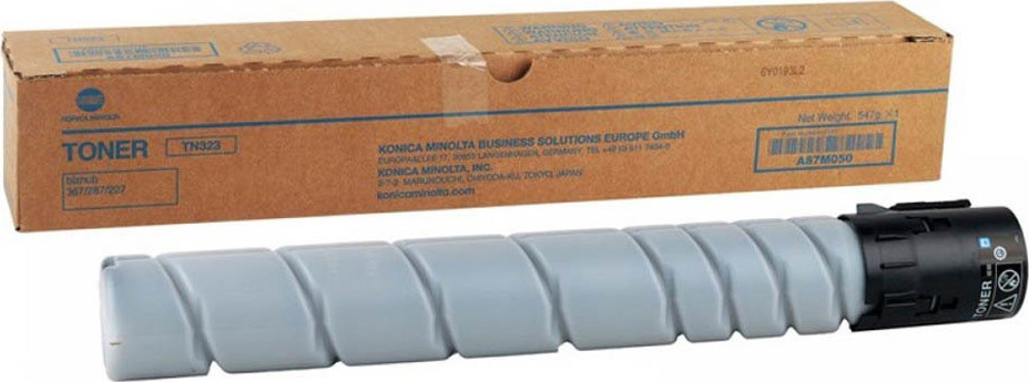 Konica Minolta TN-323 Γνήσιο Toner Laser Εκτυπωτή Μαύρο 23000 Σελίδων (A87M050)