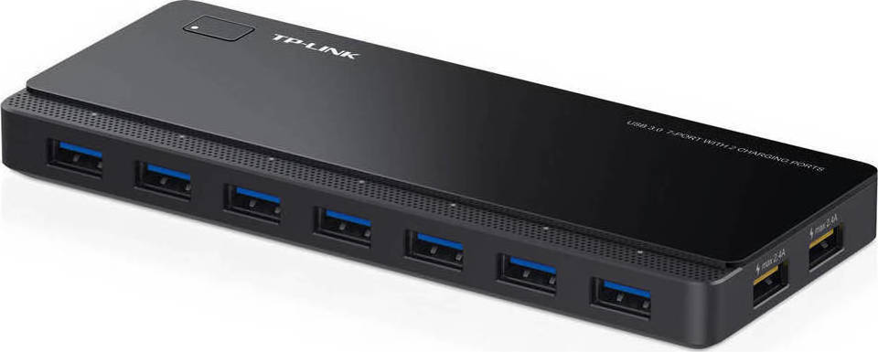 TP-LINK v1 USB 3.0 Hub 7 Θυρών με σύνδεση USB-A & Θύρα Φόρτισης και Εξωτερική Παροχή Ρεύματος