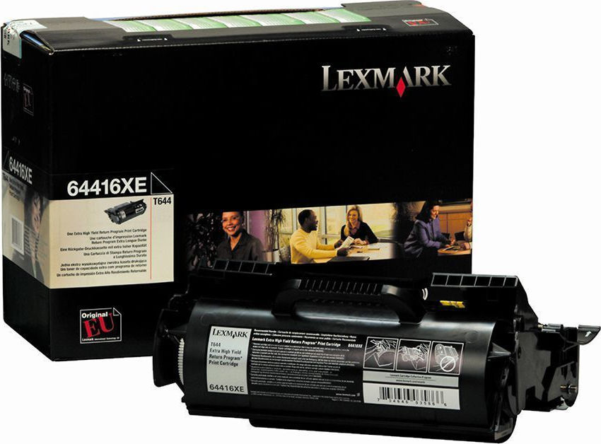 Lexmark 64016HE Γνήσιο Toner Laser Εκτυπωτή Μαύρο High Capacity 21000 Σελίδων