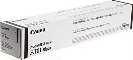 Canon T01BK Γνήσιο Toner Laser Εκτυπωτή Μαύρο 56000 Σελίδων (8066B001)