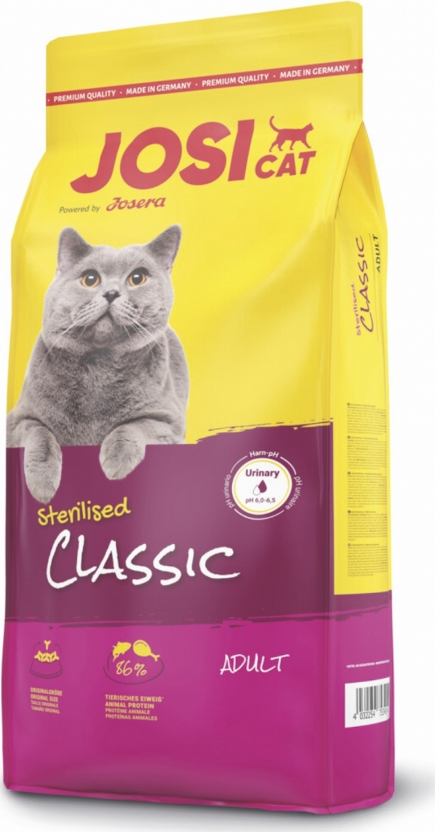 Josera Josicat Sterilised Classic Ξηρά Τροφή για Ενήλικες Στειρωμένες Γάτες με Ευαίσθητο Ουροποιητικό με Σολομό 10kg